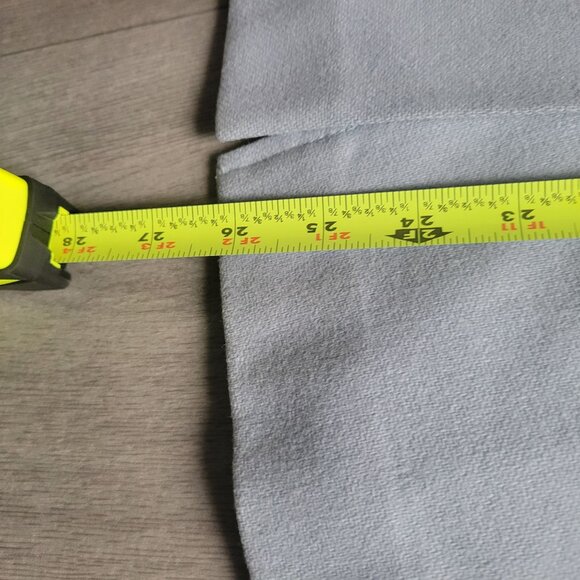 Vintage Pant Her Womens Light Blue Pleated Wool Blend Knee-Length Skirt Button W - Picture 8 of 8